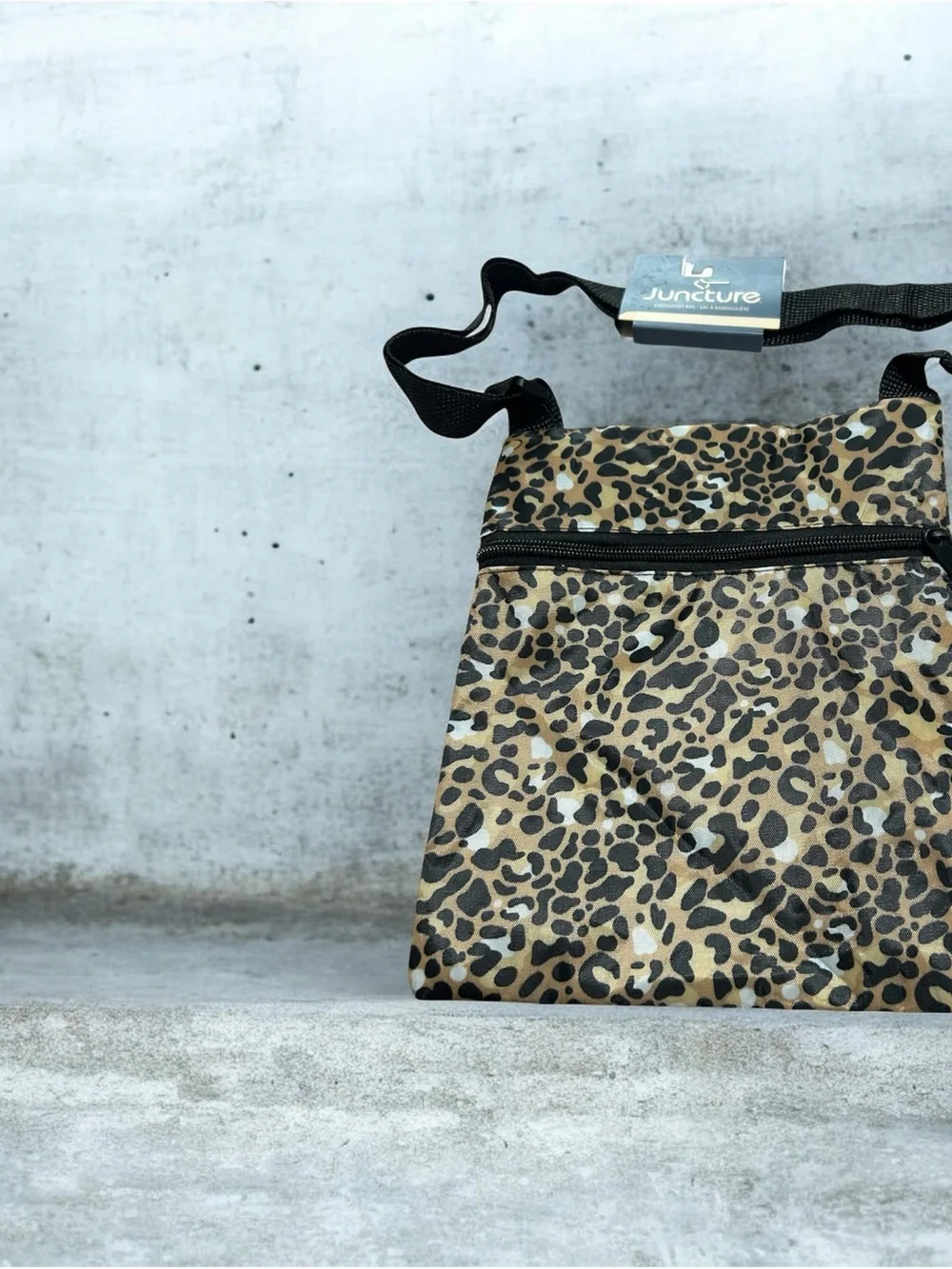 Juncture Leopard Print Crossbody Bag - Brown NWT